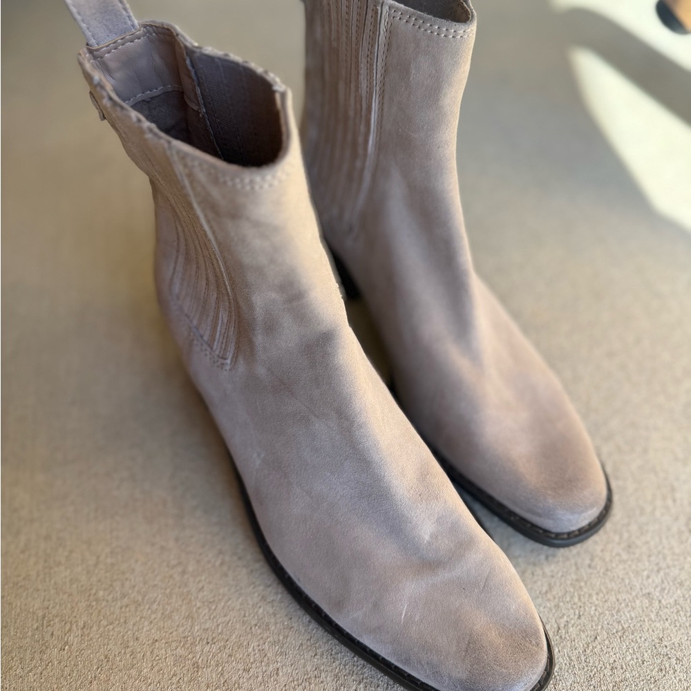 Sam Edelman Bronson bootie Gray western Size 6.5 Western boots, suede style - Picture 4 of 10